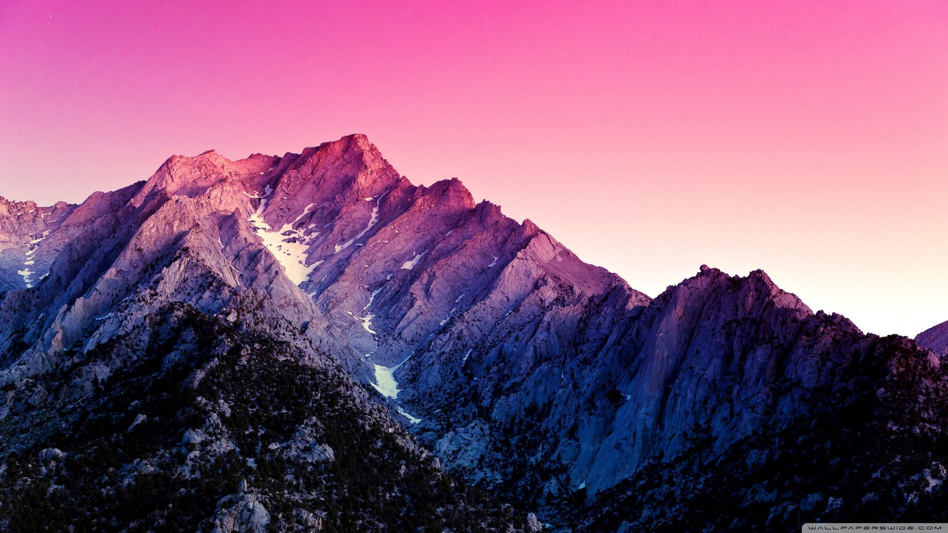 Alpenglow Mountain Peaks Sunset SVG