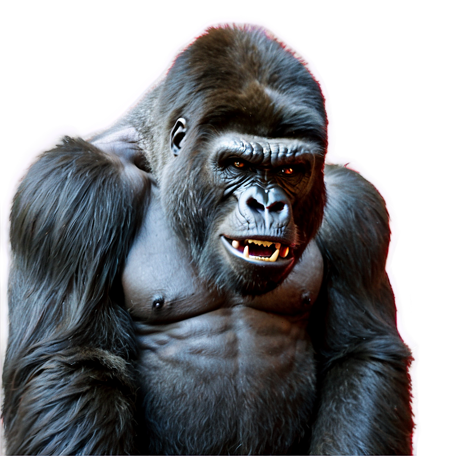Alpha Gorilla In Anger Png Nmh80 PNG
