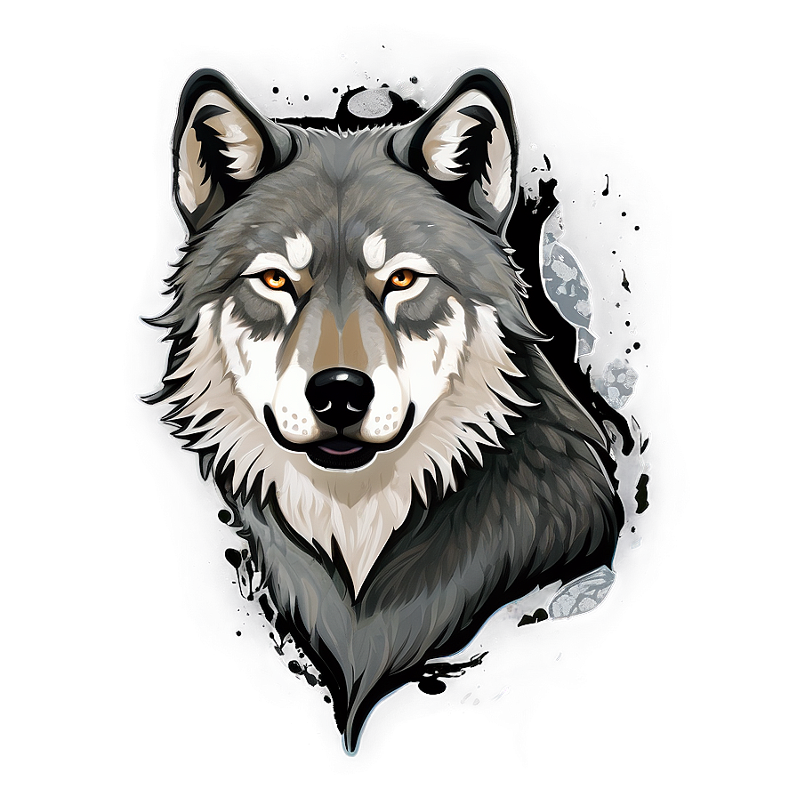 Alpha Wolf Illustration Png 87 PNG