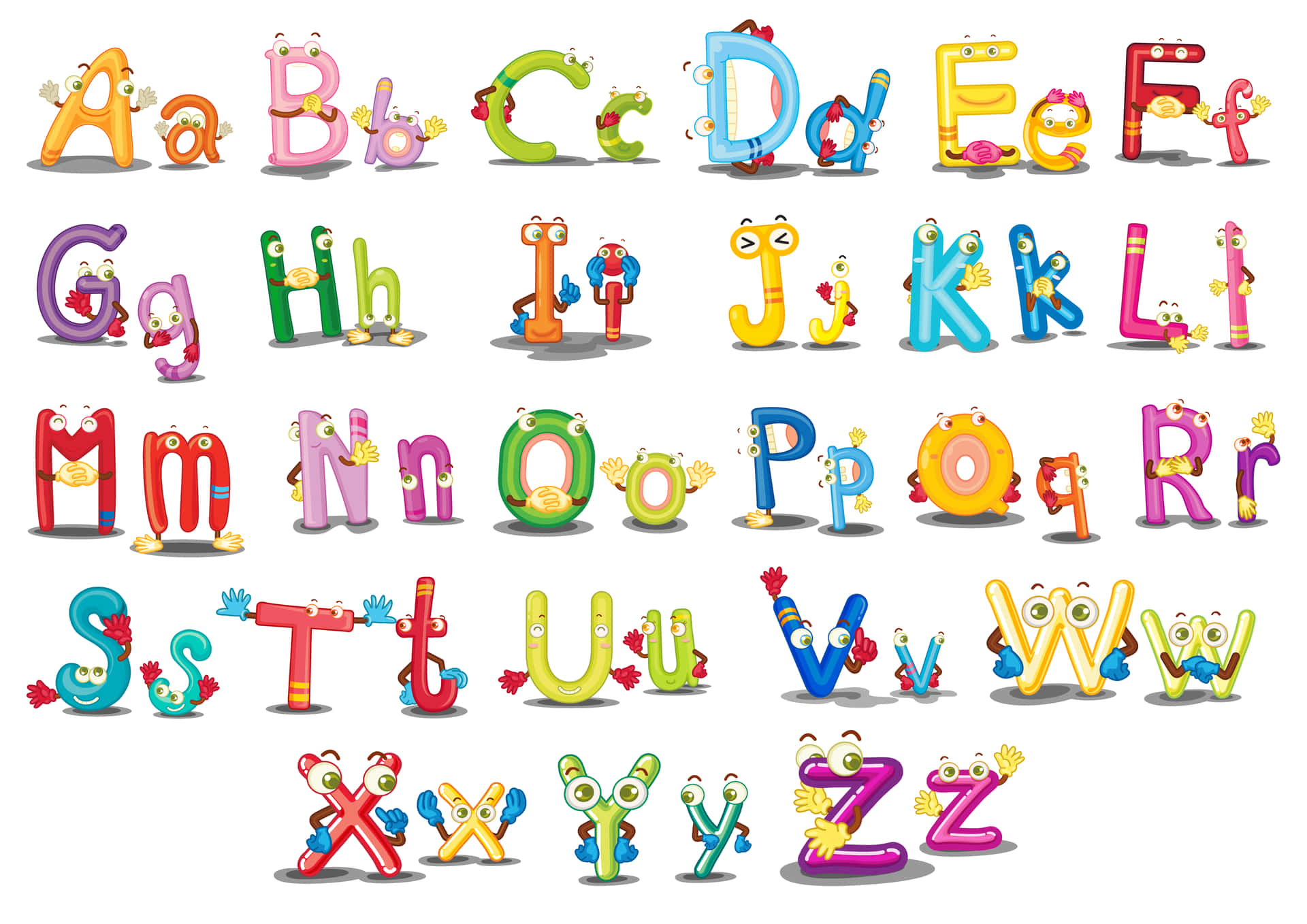 Alphabets For Kids - Free Clip Art