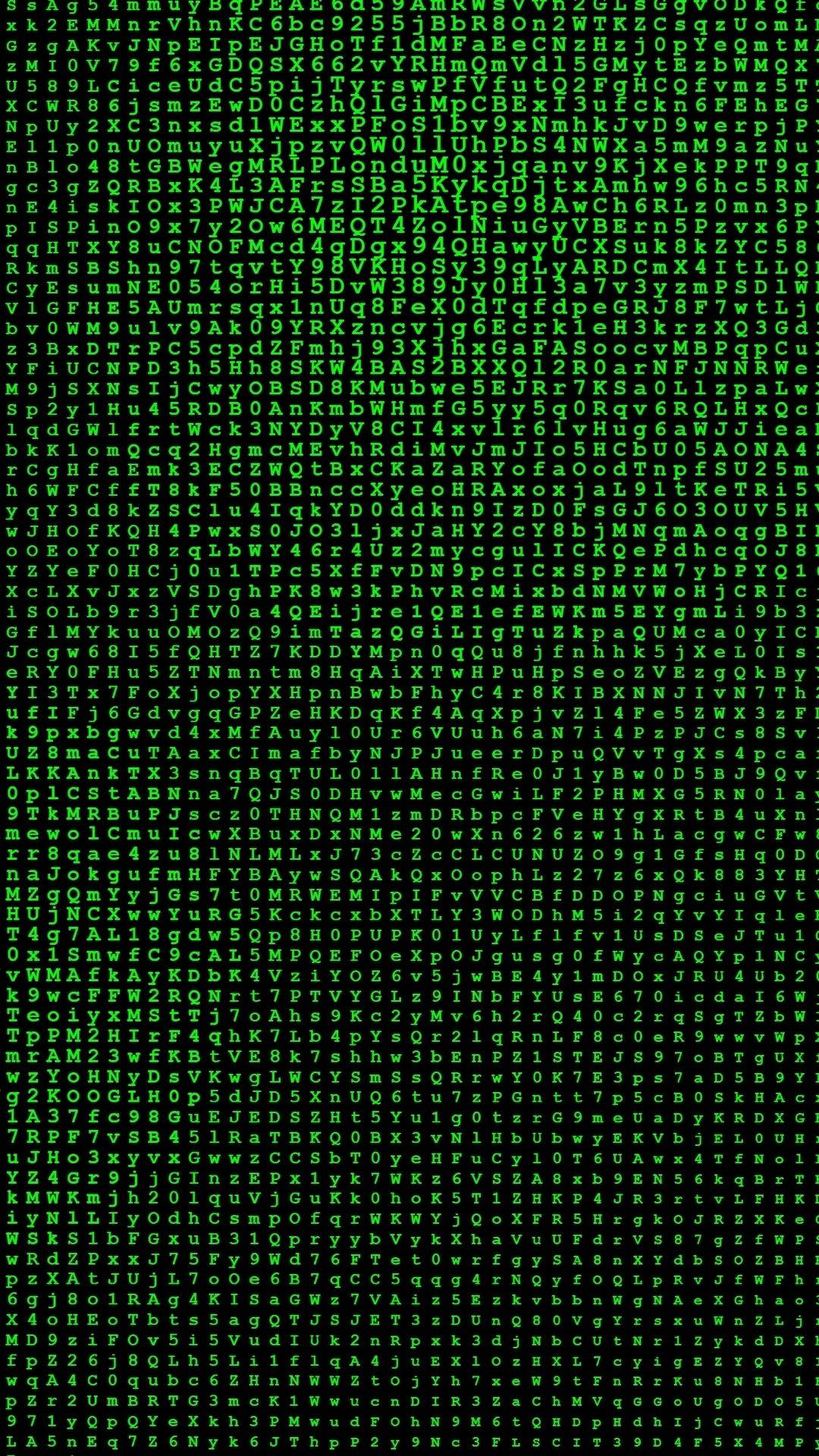 Download Alphabets In Matrix Wallpaper 