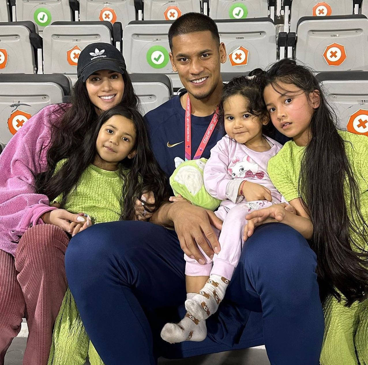 Alphonse Areola With His Family Wallpaper