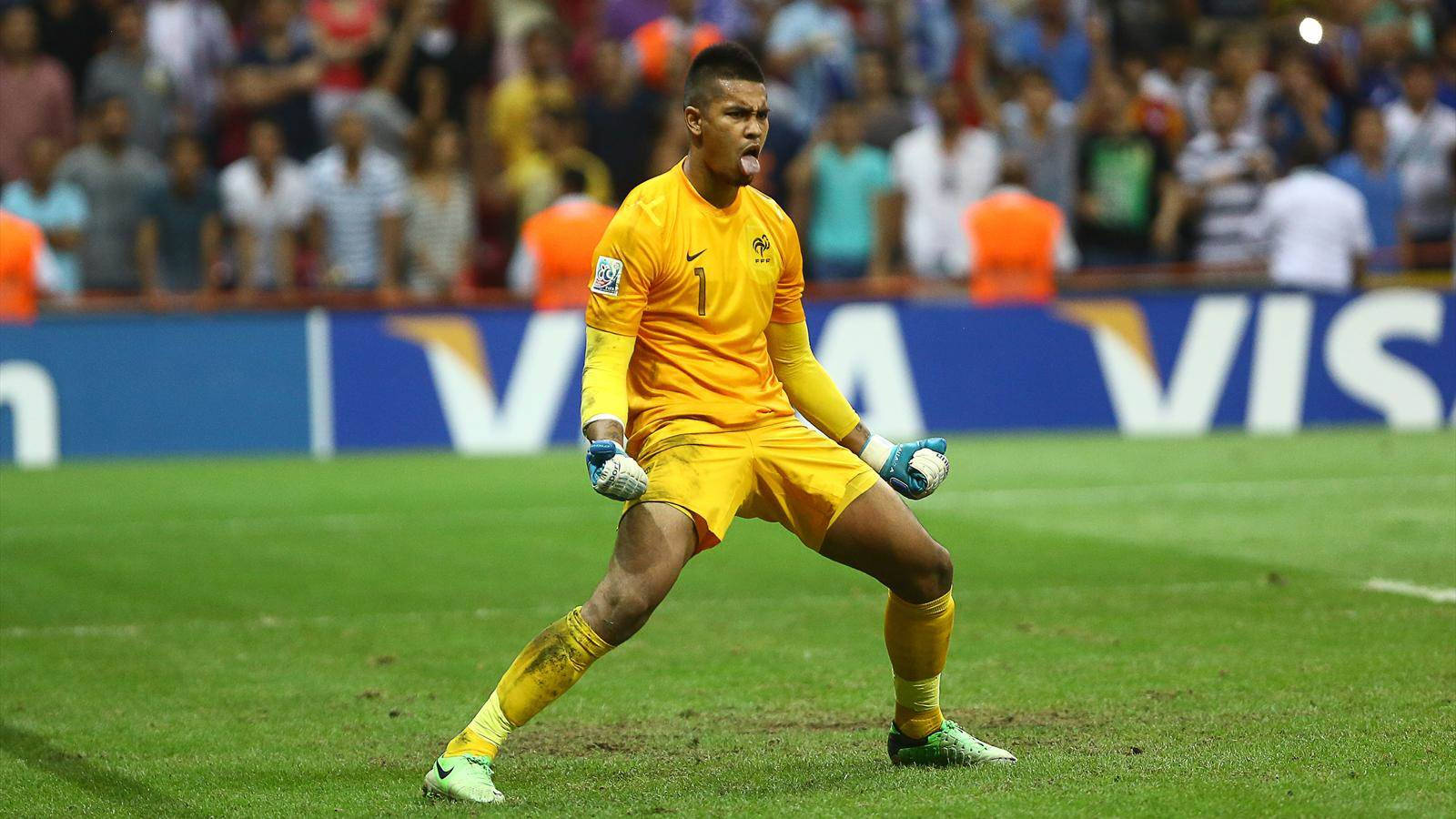 Alphonse Areola With His Tongue Out Wallpaper