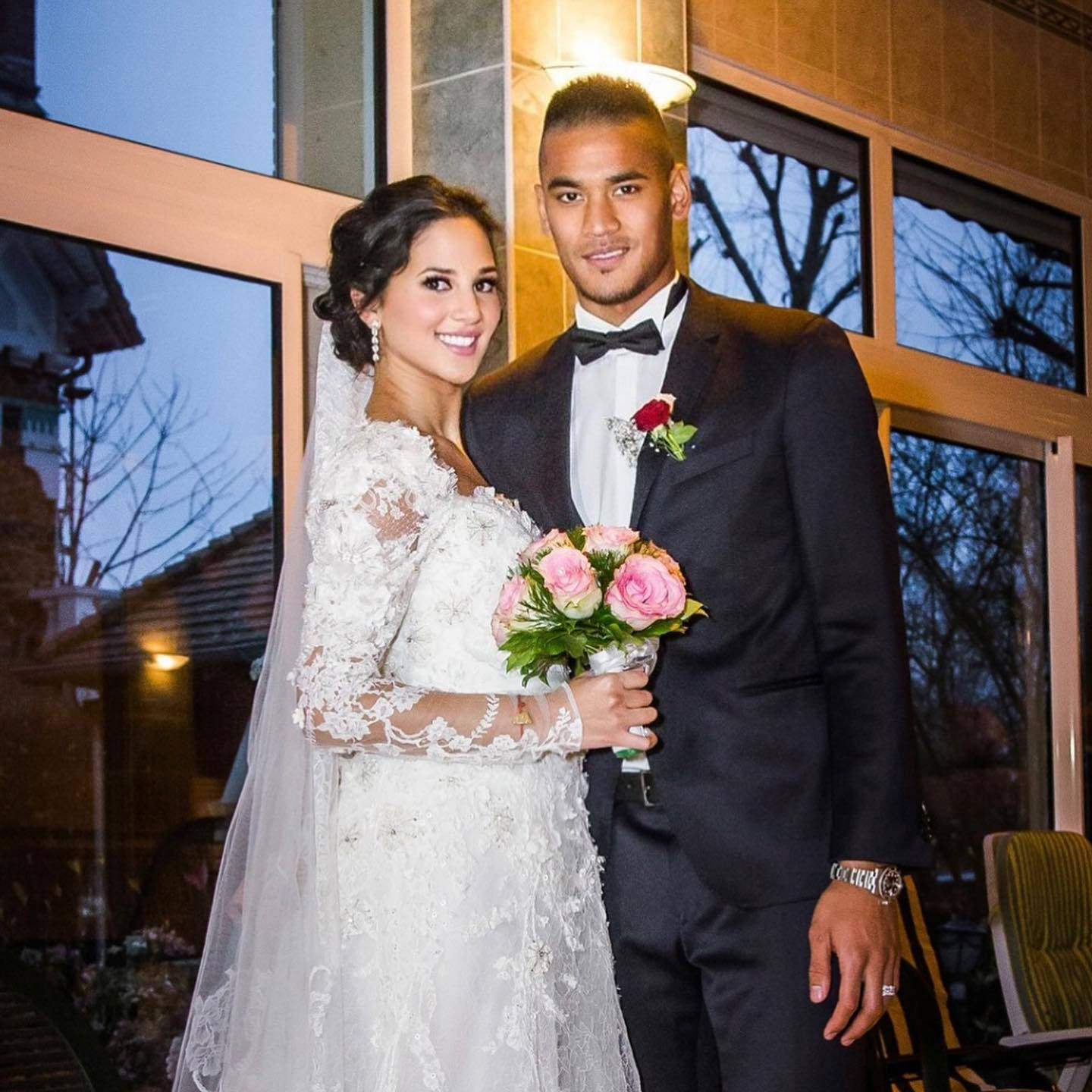 Alphonse Areola With His Wife Wallpaper