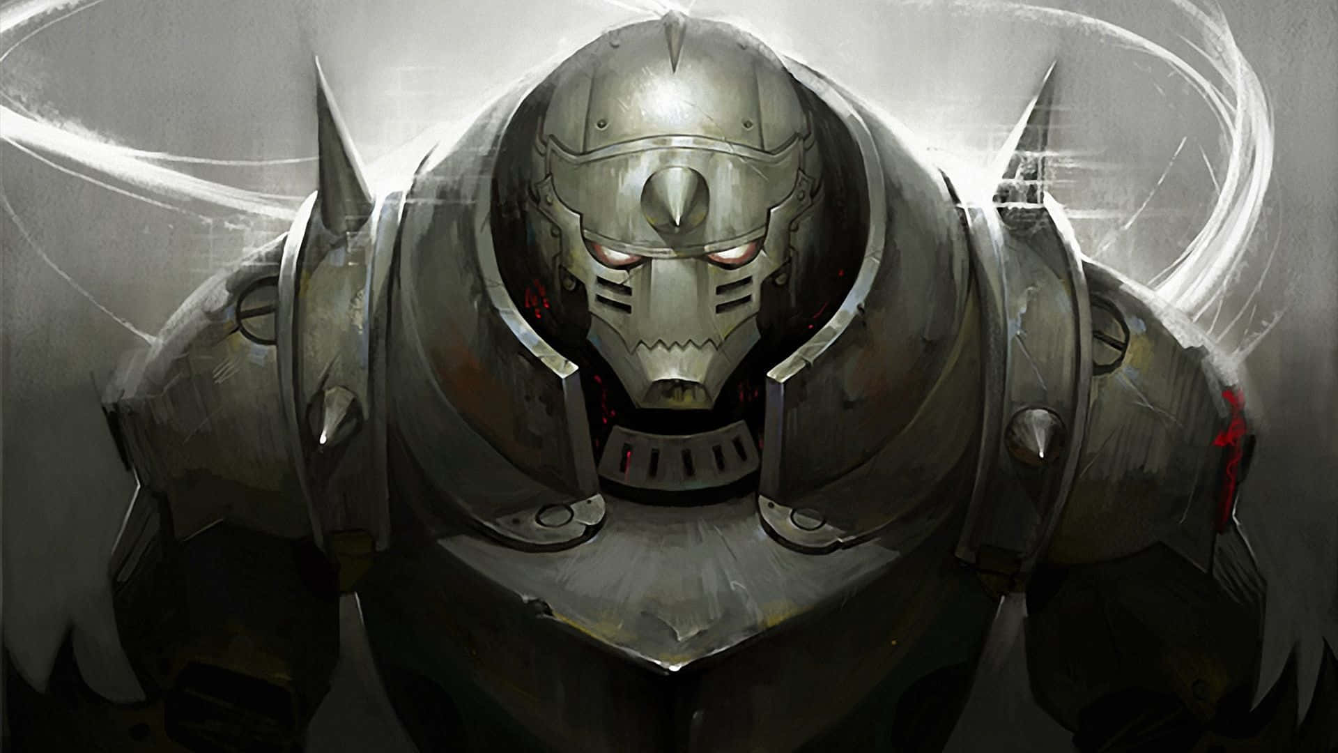 Alphonse Elric in Combat Stance Wallpaper