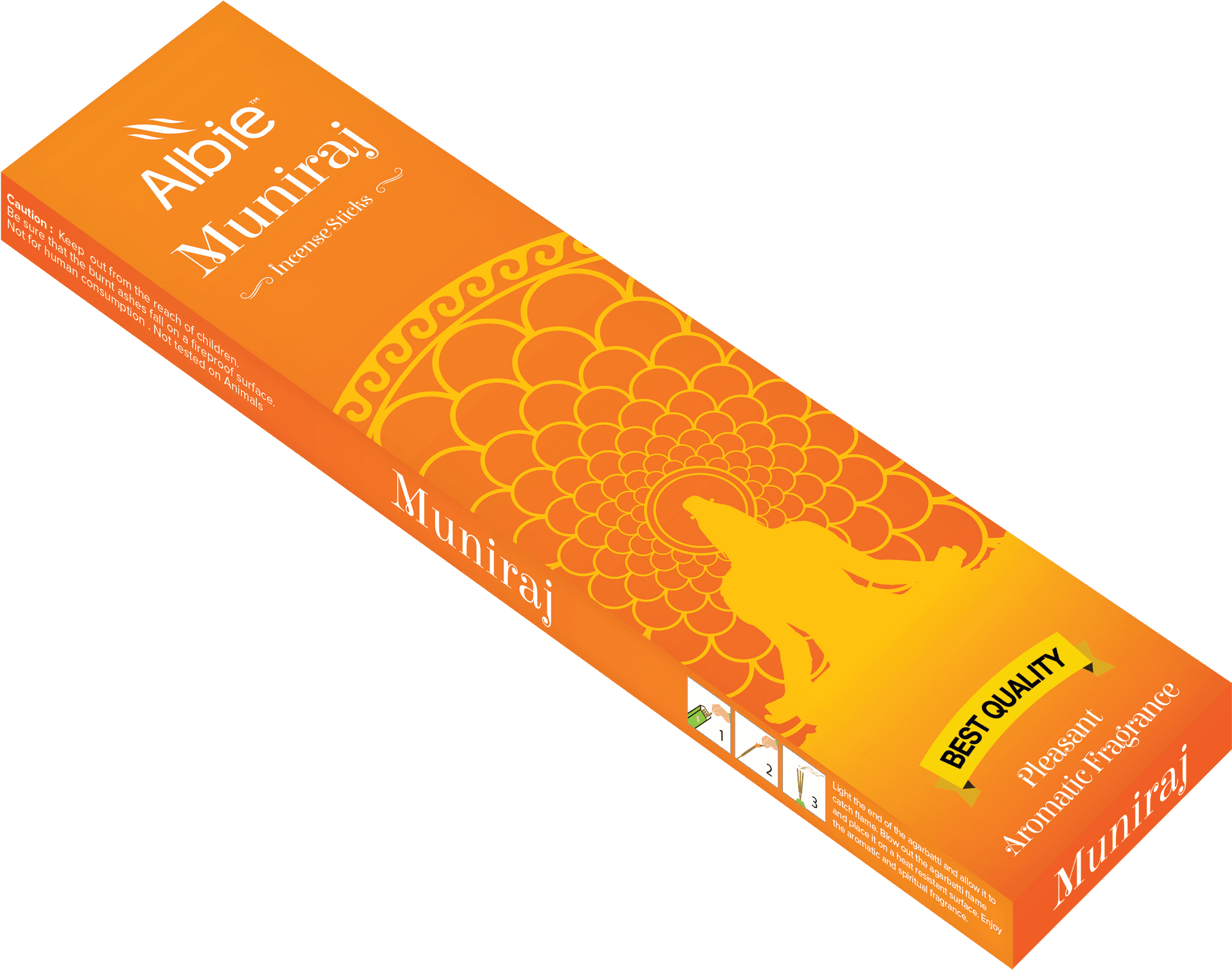 Alpie Muniraj Incense Sticks Packaging PNG