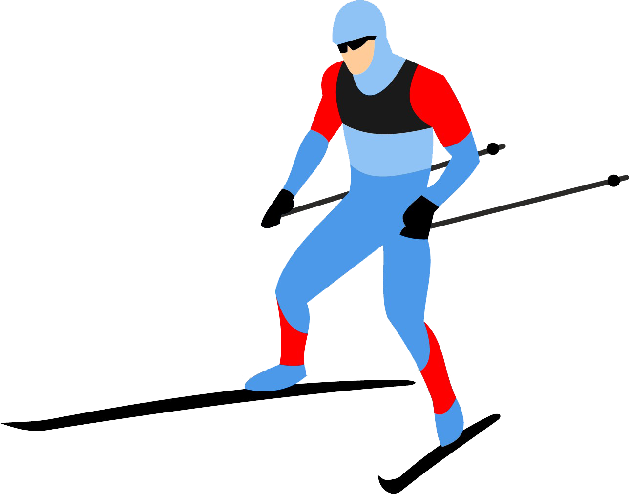 Alpine Skierin Action.png PNG