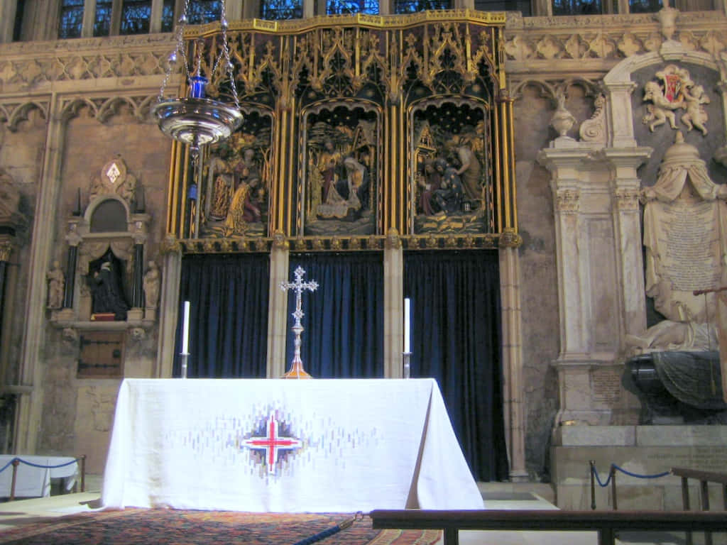Altar At York Minster Cathedral Wallpaper