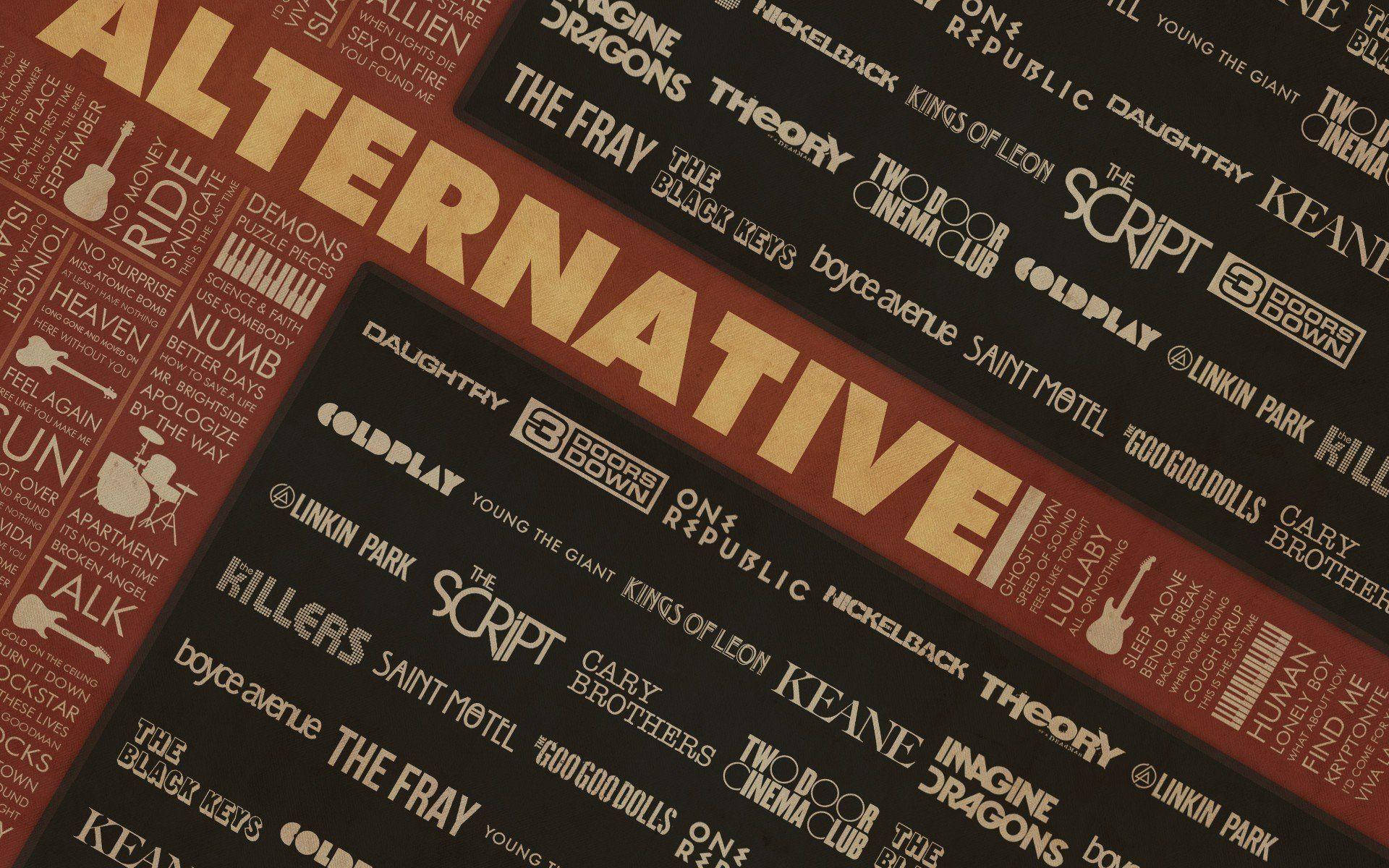 1. Alternative - en nyudgivelse af alternative albums kunstværk Wallpaper