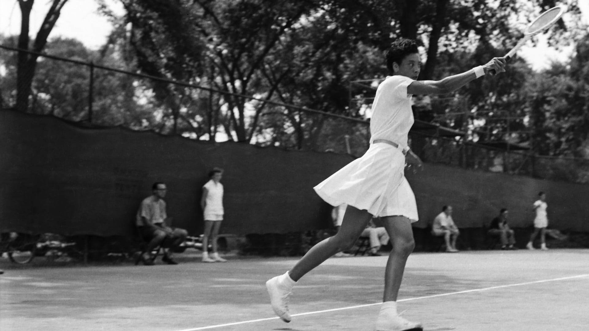 Althea Gibson Skilled Player Wallpaper