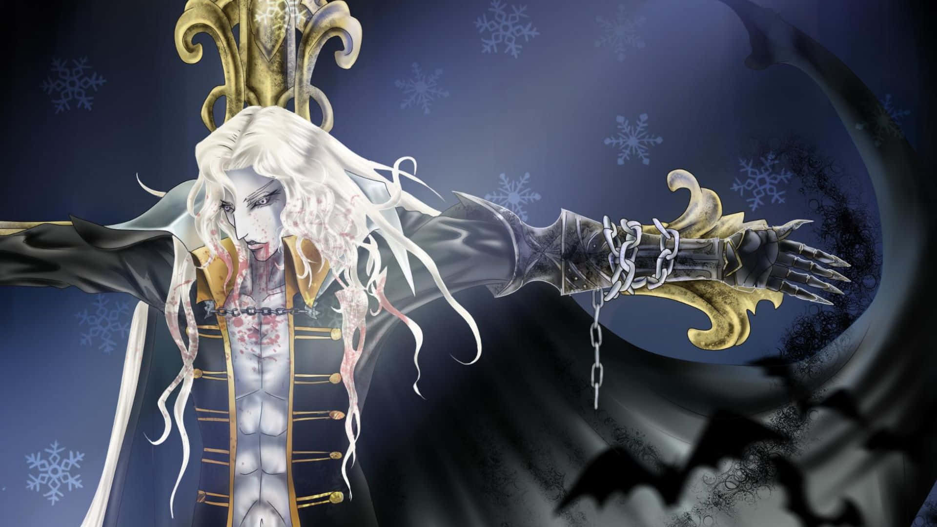 Alucard From Castlevania Unleashed - The Dark Prince In Battle Wallpaper