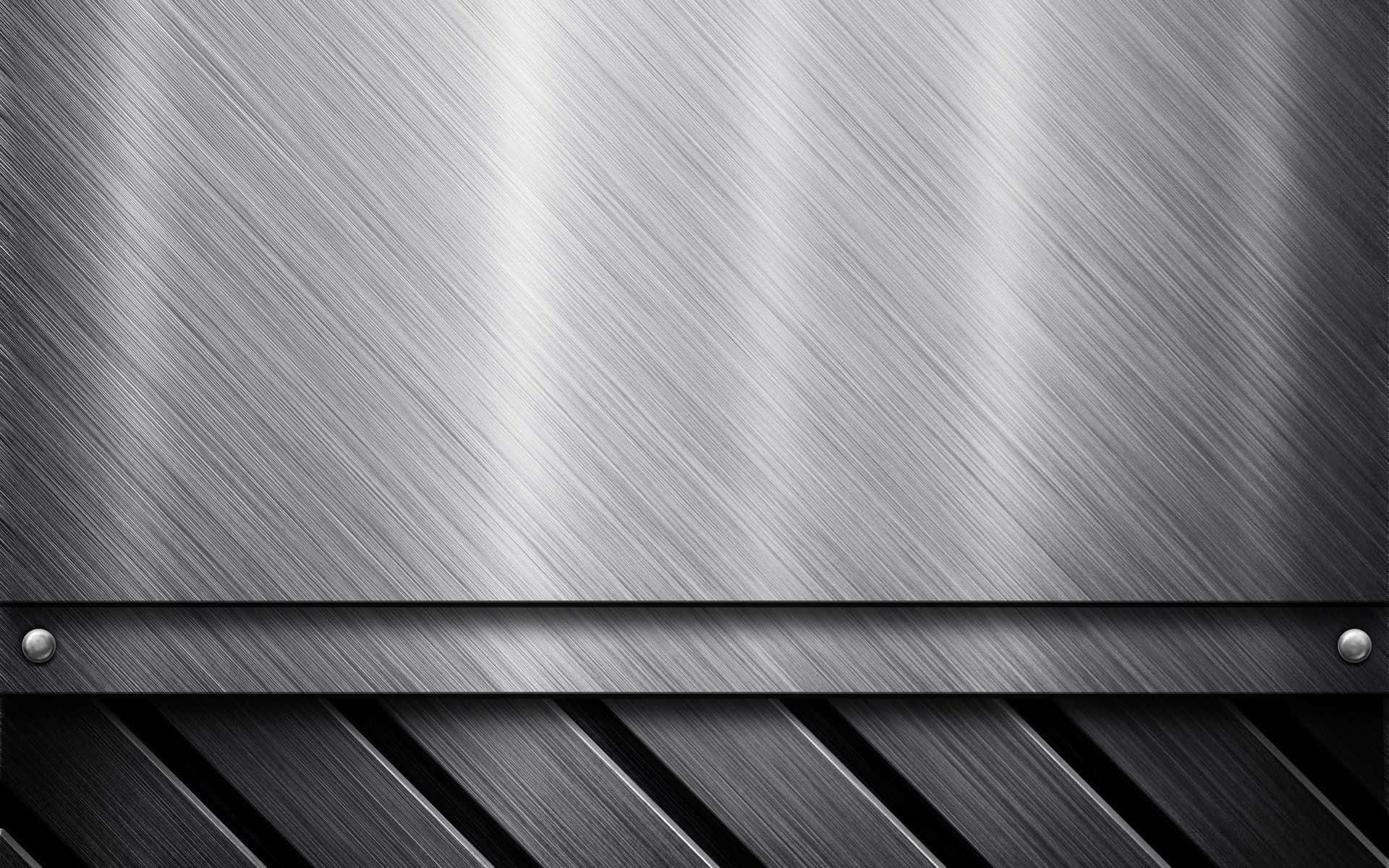 Metal Plate Background With A Pattern