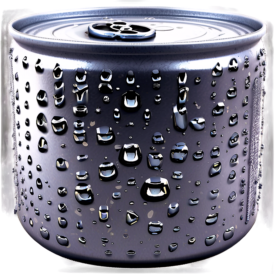 Aluminum Can With Drops Png 06252024 PNG