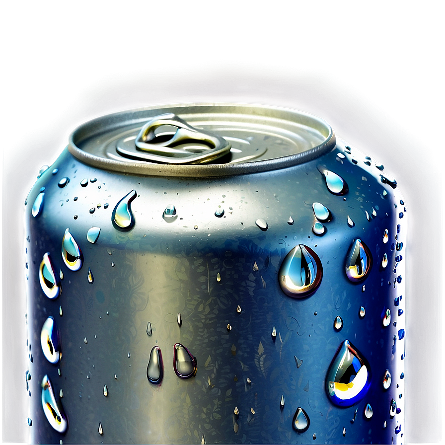 Aluminum Can With Drops Png 06252024 PNG