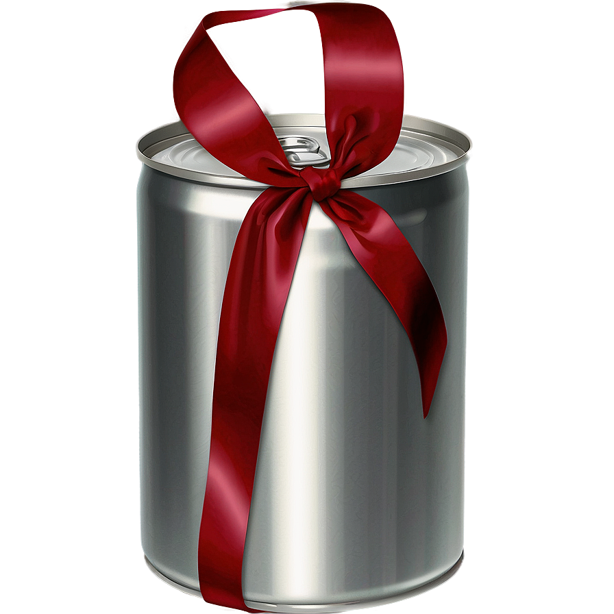 Aluminum Can With Ribbon Png Dvh67 PNG