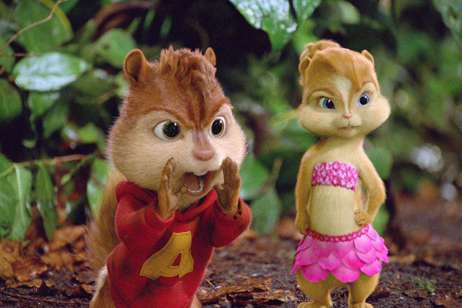 Alvin And Brittany The Chipmunks Wallpaper
