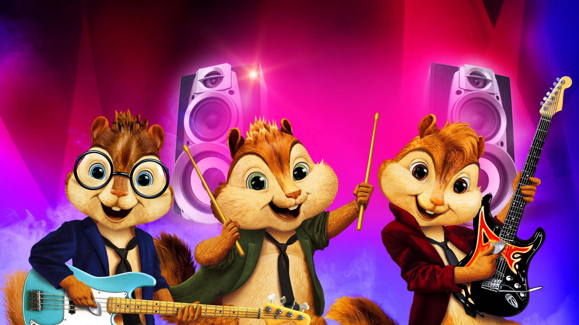 Alvin And The Chipmunks Band Wallpaper