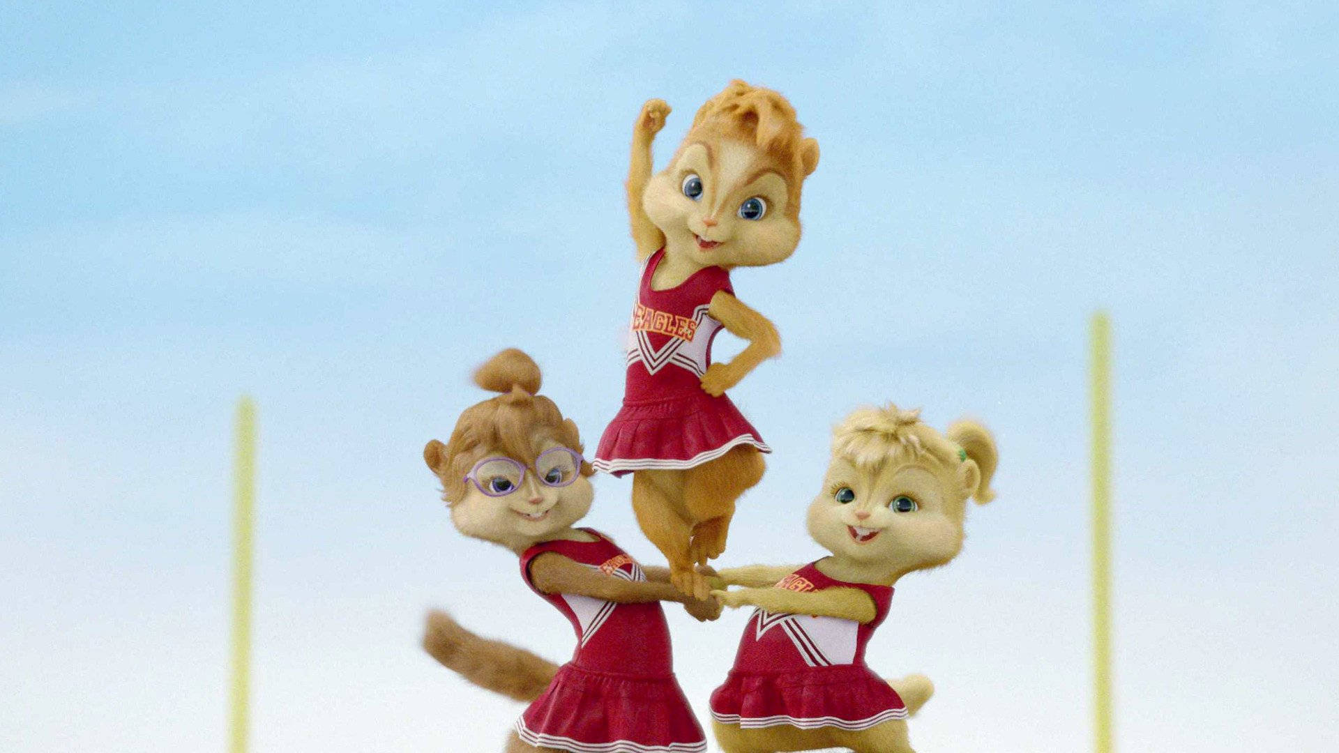 Alvin And The Chipmunks Cheerleaders Background