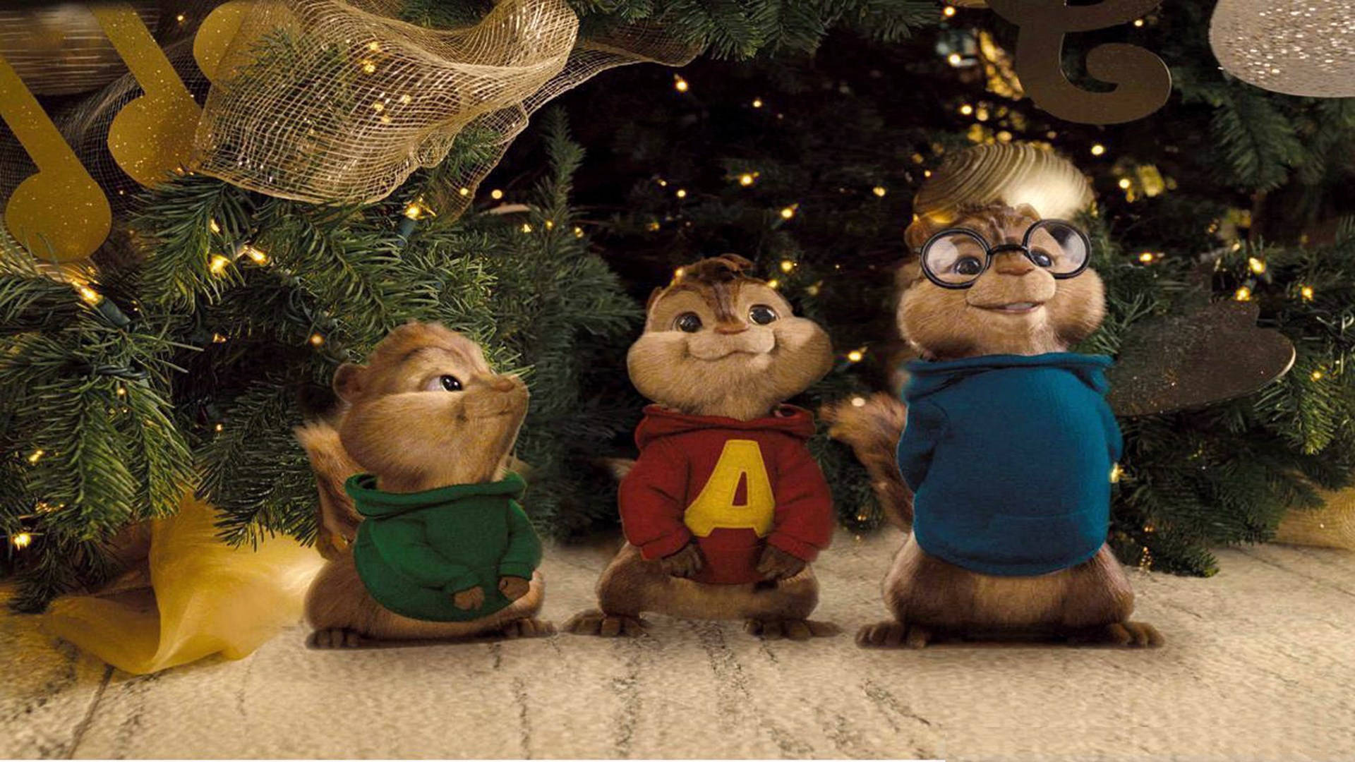 Alvin And The Chipmunks Christmas Background