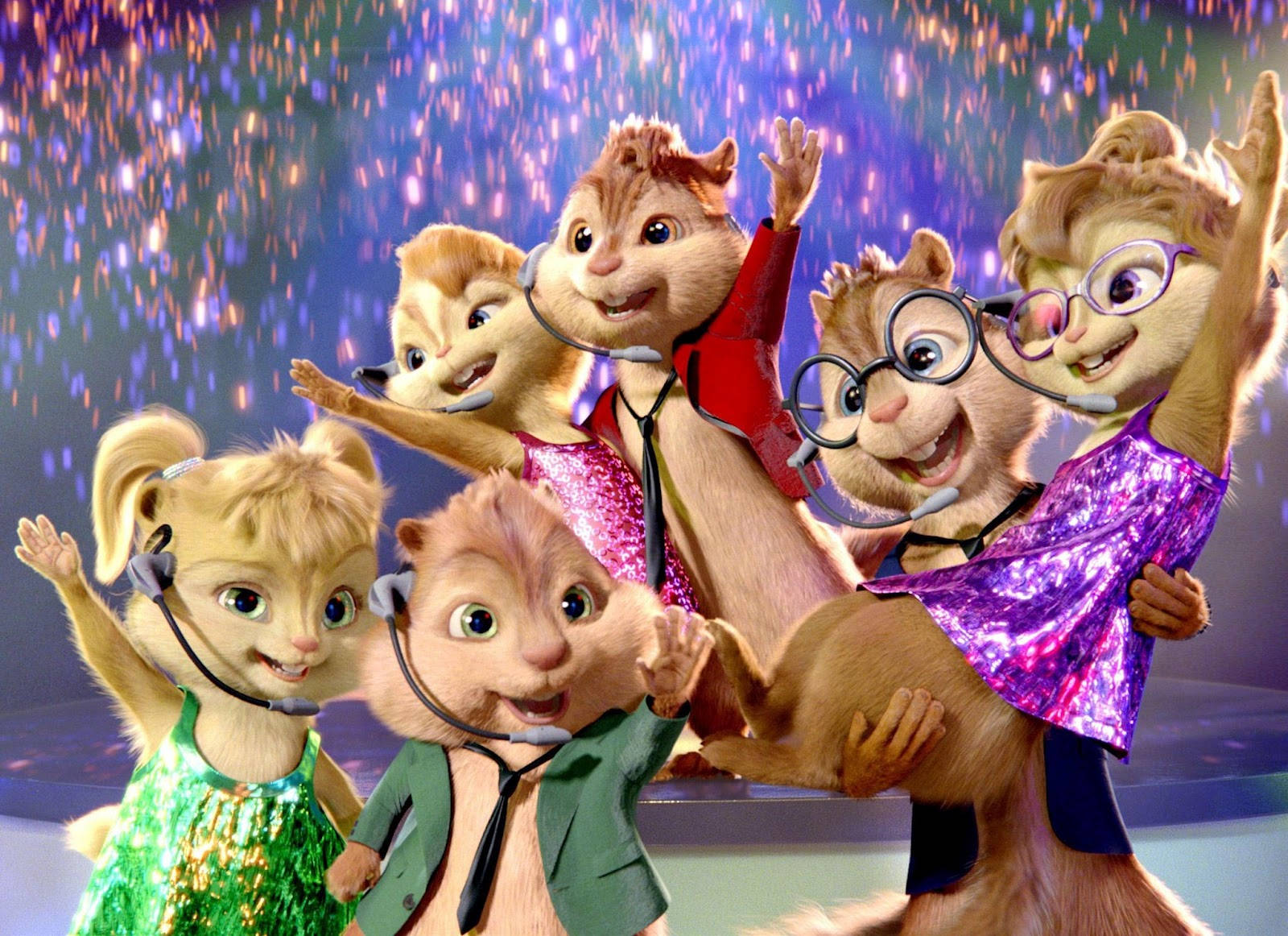 Alvin And The Chipmunks Concert Background
