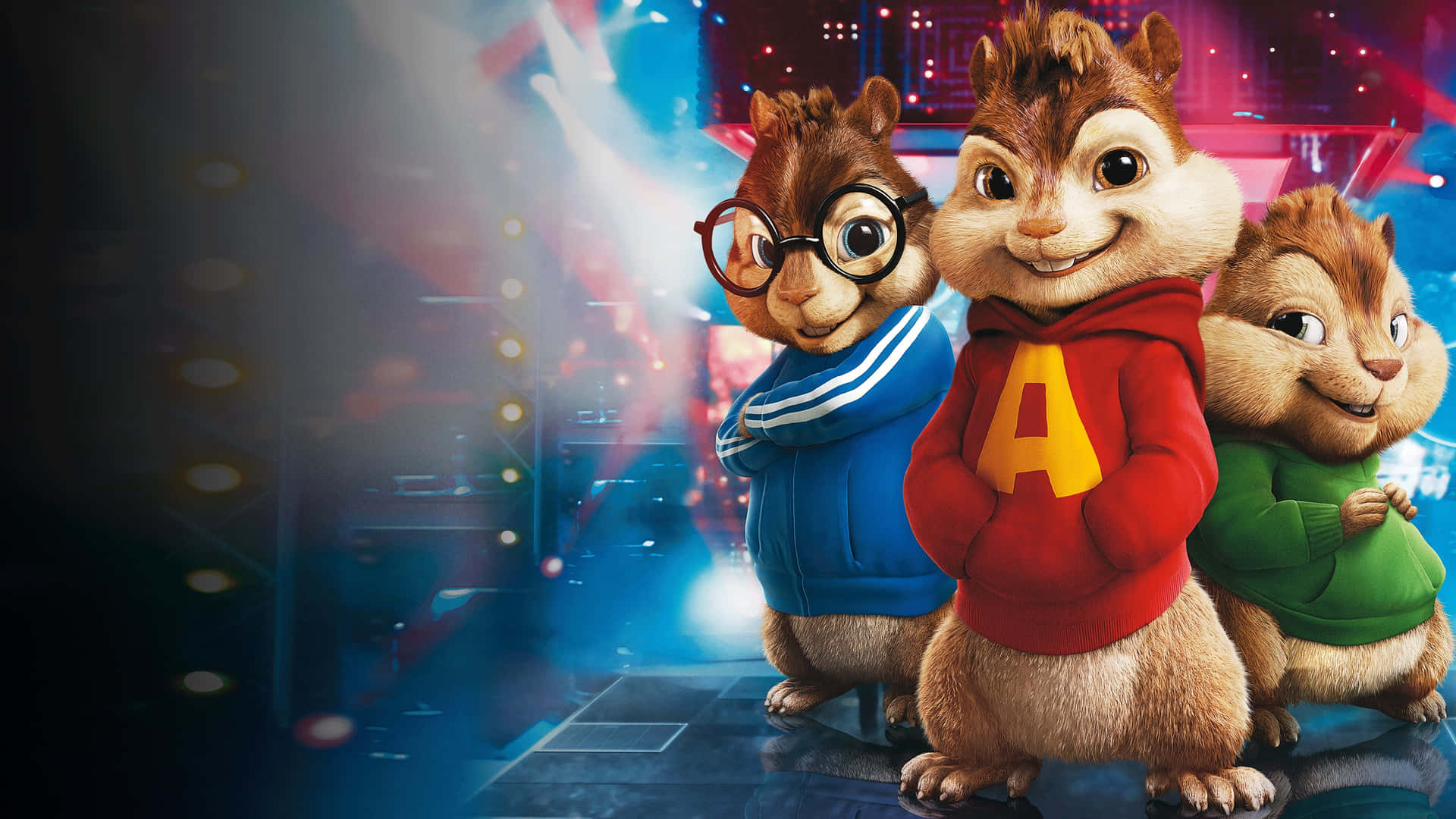 "Alvin and The Chipmunks Rocking Out Their Latest Song"