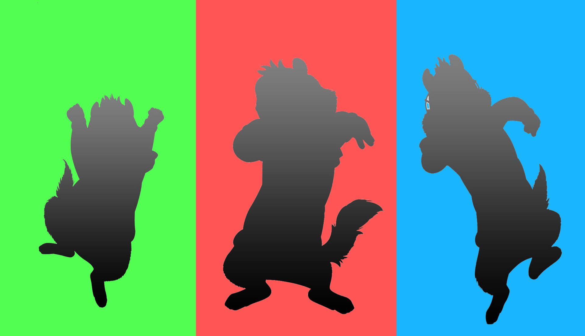 Alvin And The Chipmunks Silhouette Wallpaper
