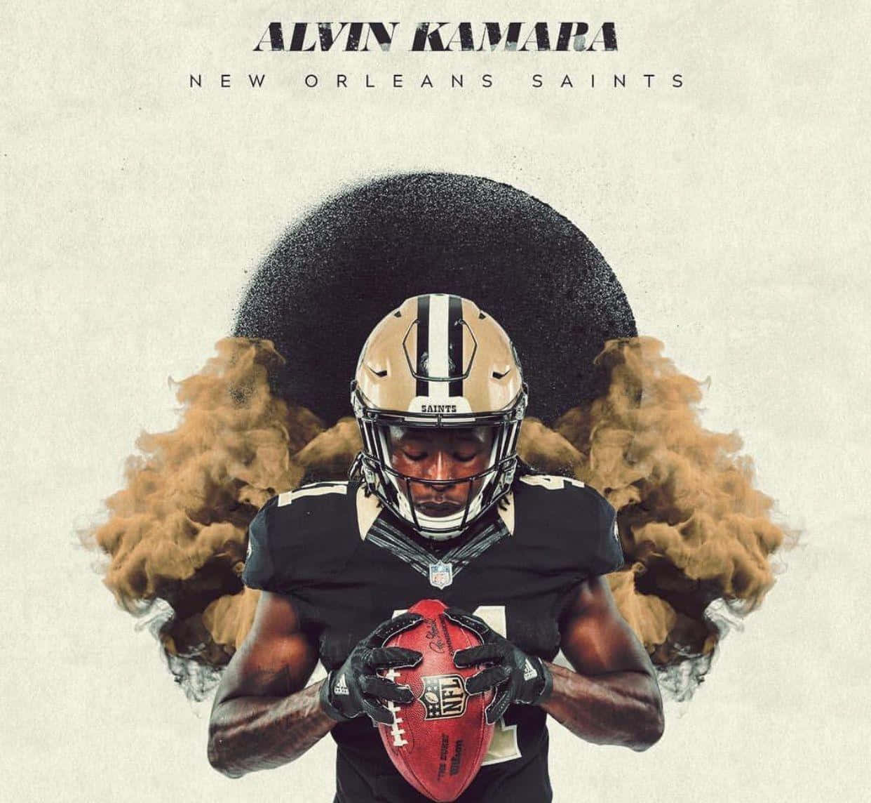 Alvinkamara New Orleans Saints (alvin Kamara, New Orleans Saints) Fondo de pantalla
