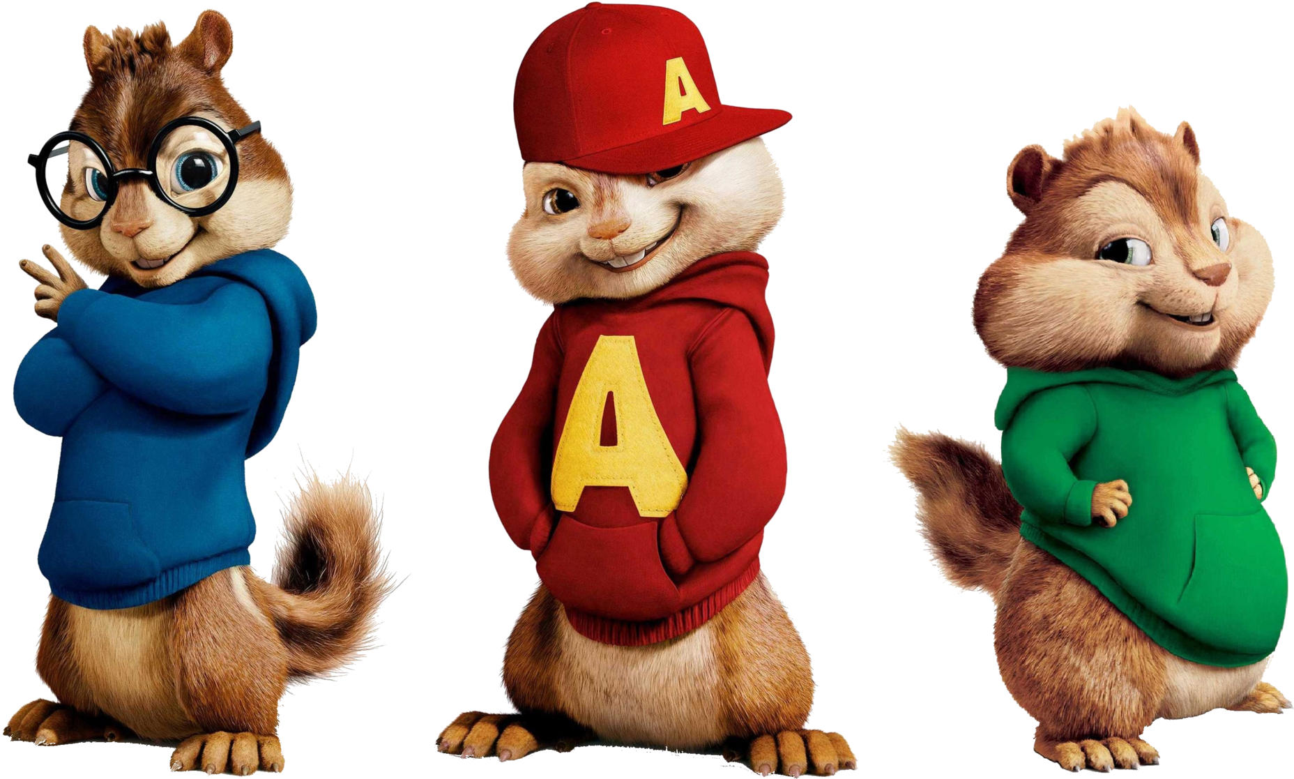 Alvin_and_the_ Chipmunks_ Characters PNG