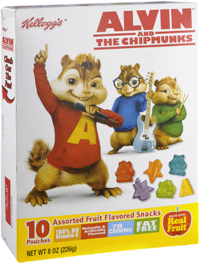 Alvinandthe Chipmunks Snack Box PNG