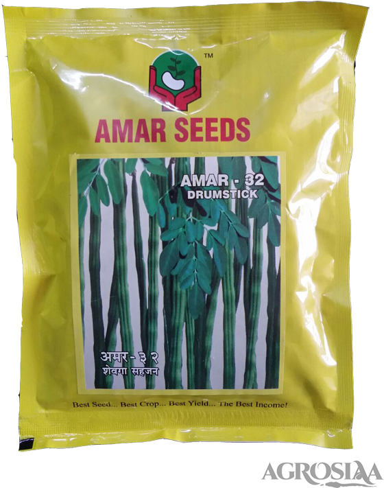 Amar32 Drumstick Seeds Packet PNG