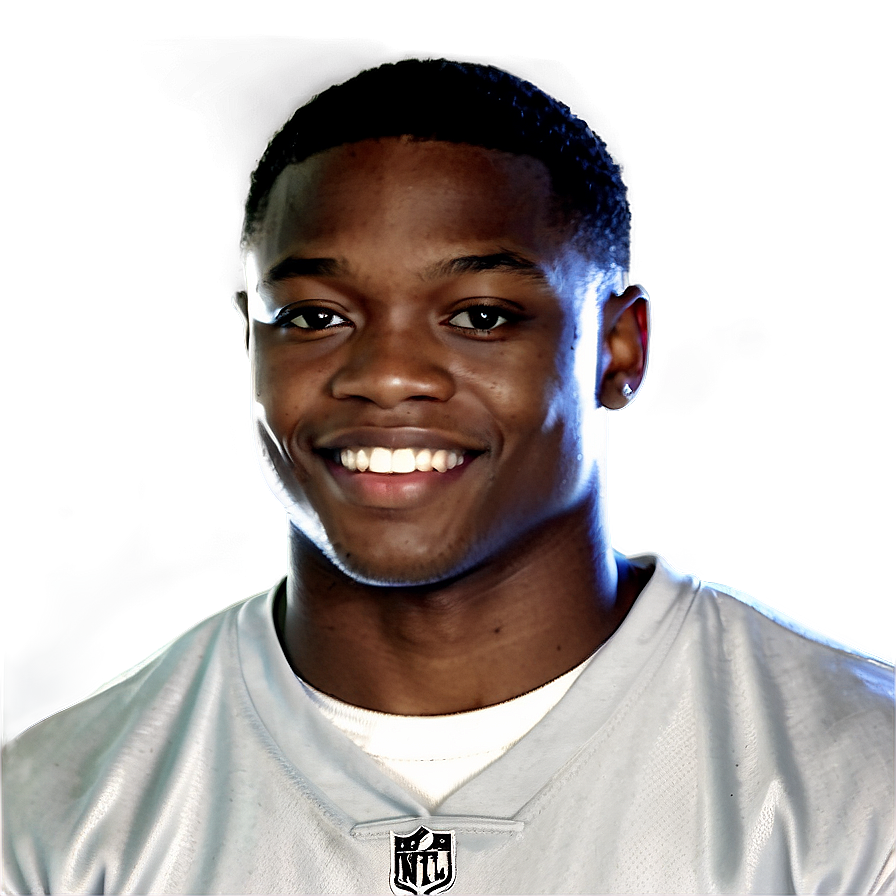 Download Amari Cooper Smiling Portrait Png Abn40 | Wallpapers.com