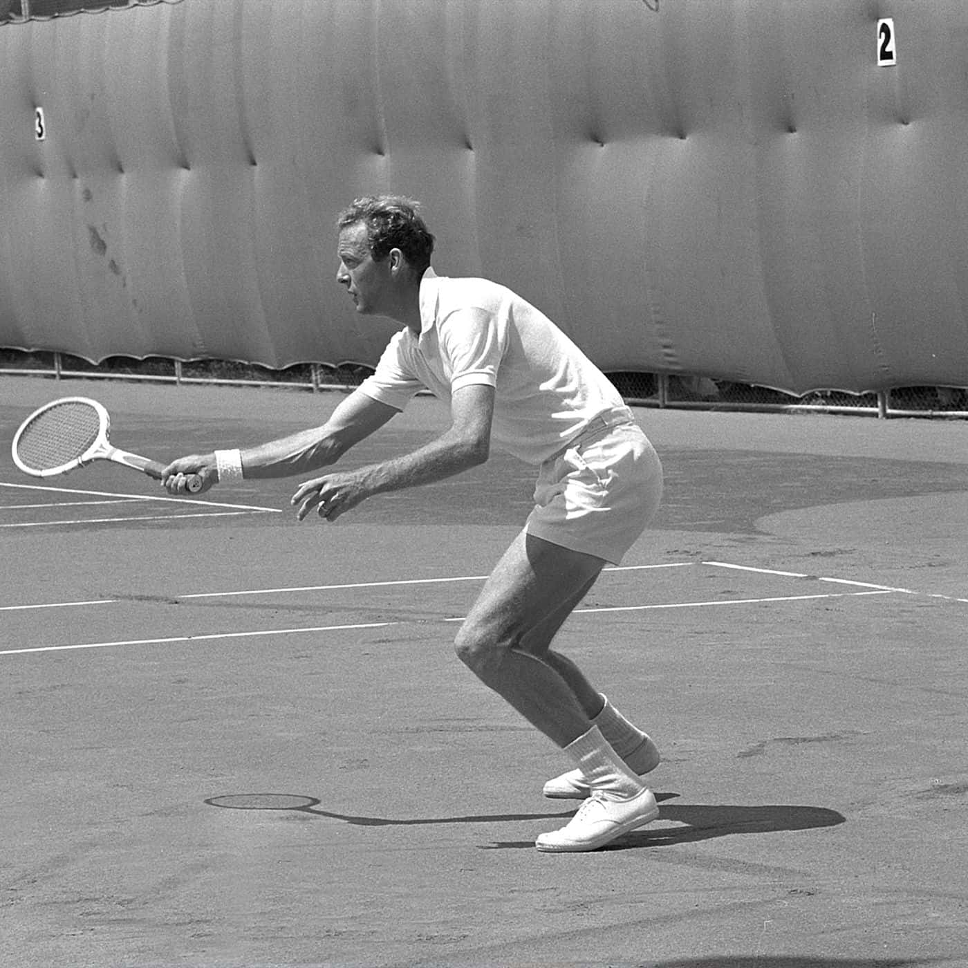 Amateurwelt Nr. 1 Tennisspieler Fred Stolle Ao Wallpaper