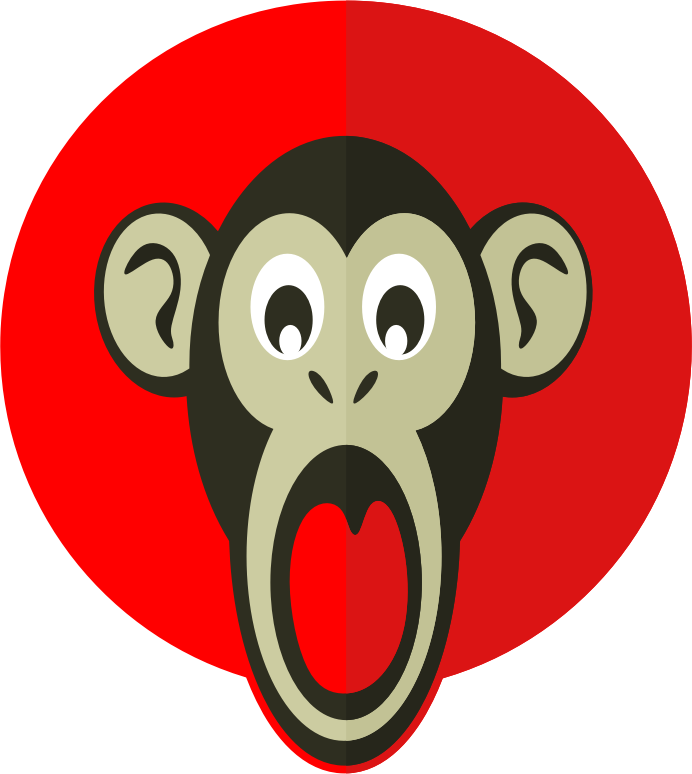 Amazed Monkey Graphic PNG