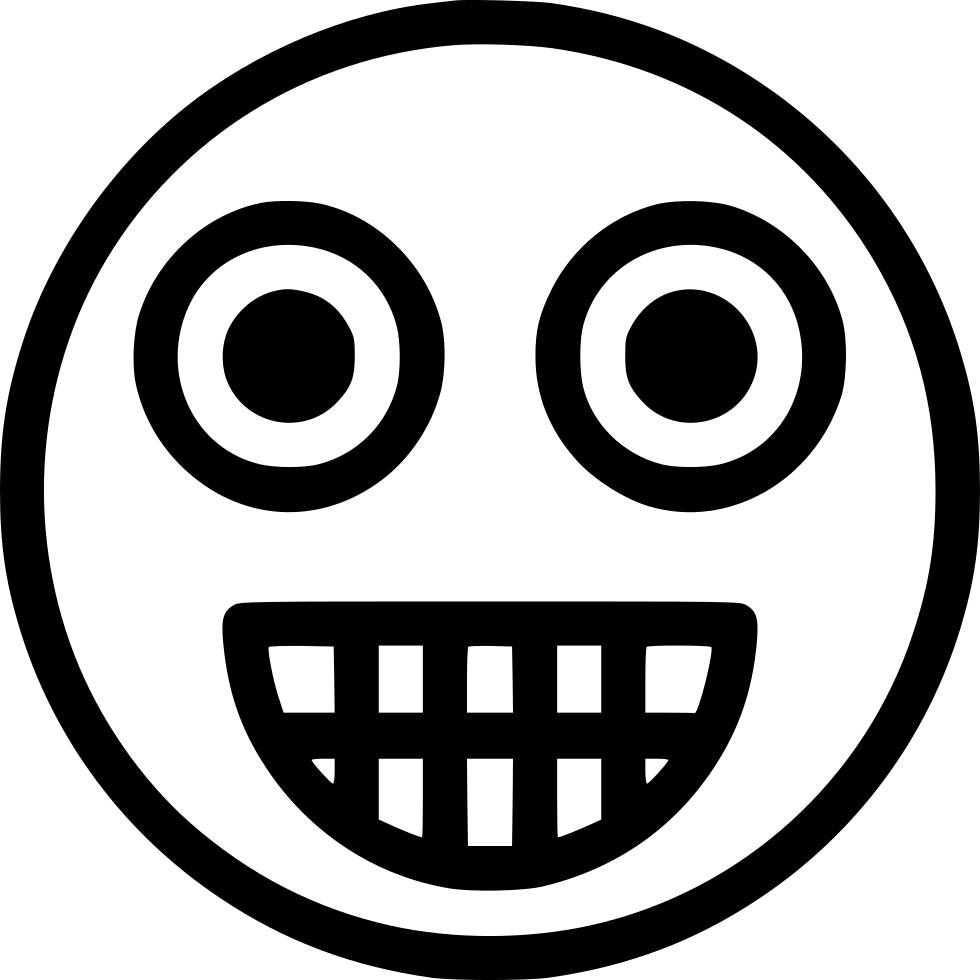 Amazed Smiley Face Icon PNG