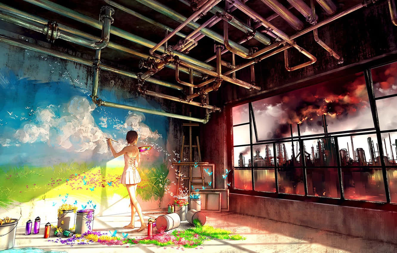 Amazing Art Colorful Anime Zed Dead Wallpaper