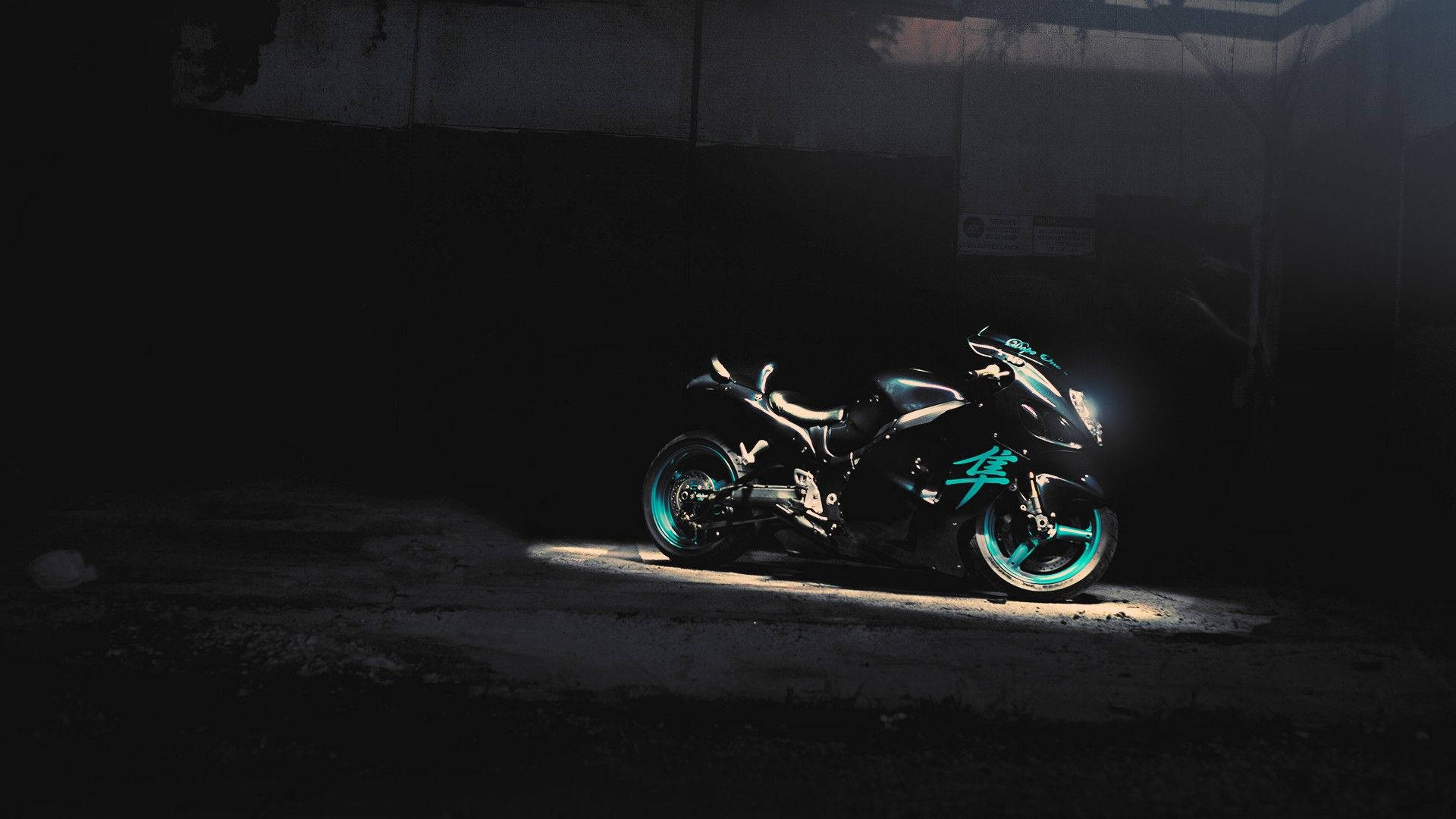 Fantastisksort Stor Motorcykel. Wallpaper