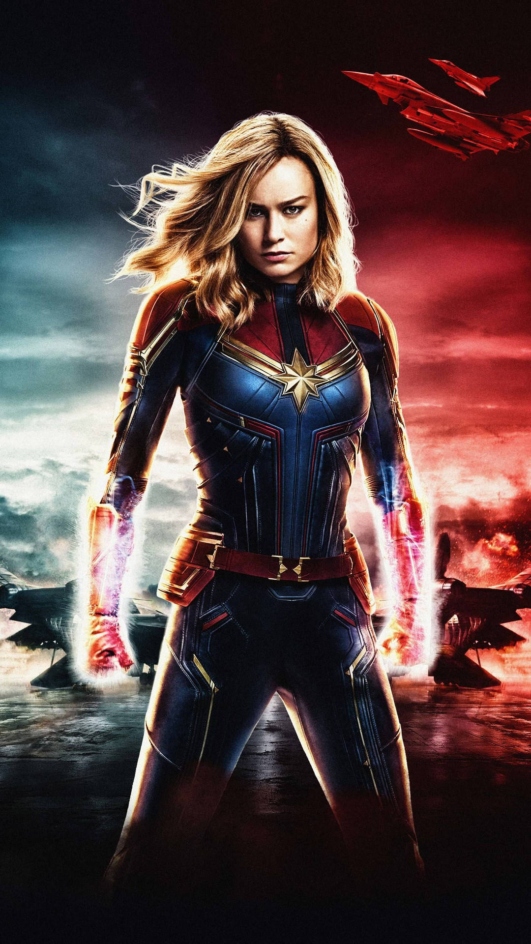 Amazing Captain Marvel Iphone Wallpaper