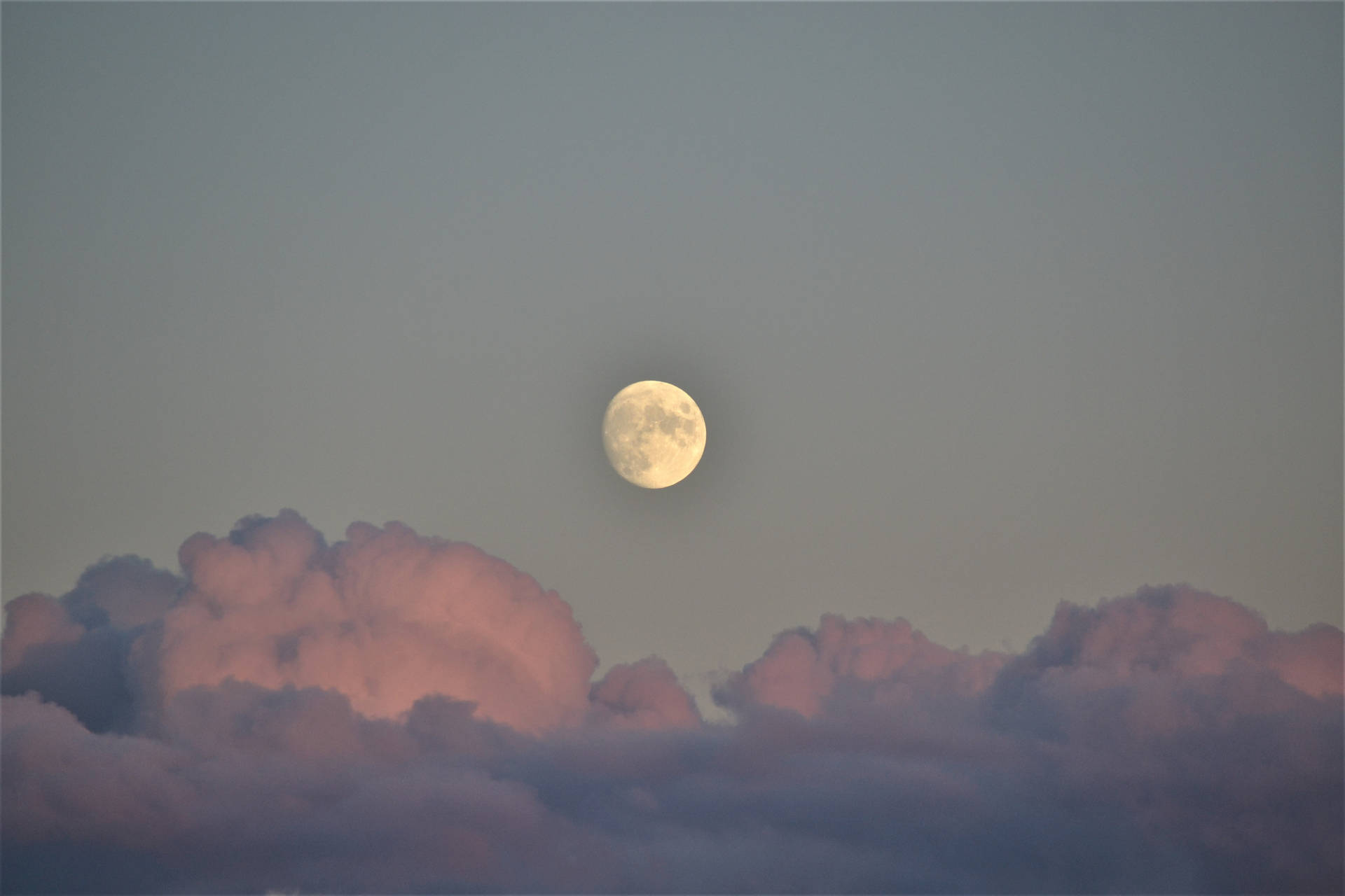 Amazing Clouds And Moon Desktop Wallpaper