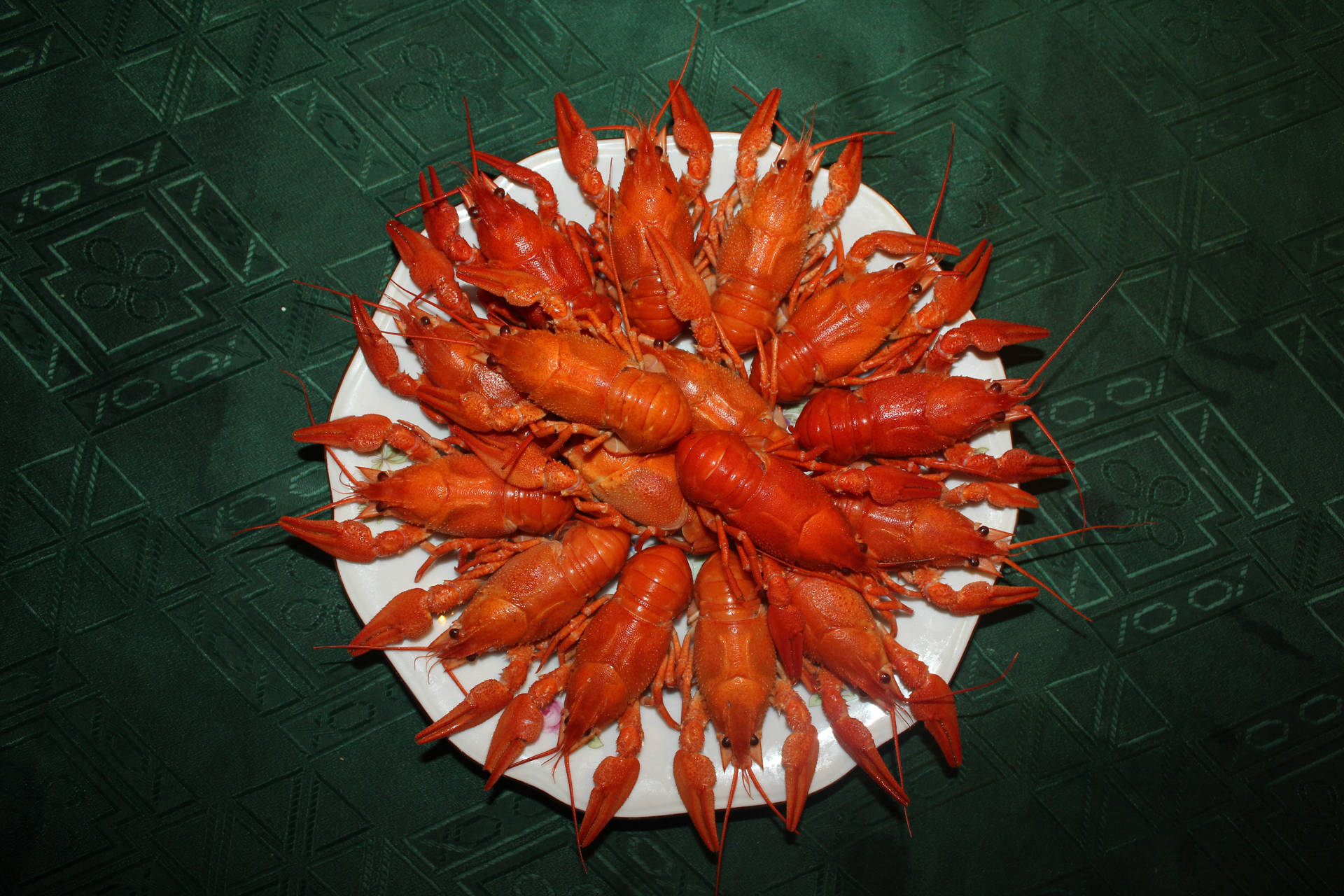 Gourmet Crayfish Dish Beautifully Plated Wallpaper