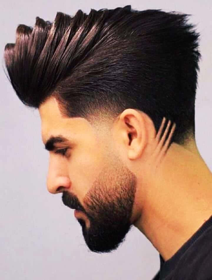 Amazing Cutting Style Of The Hair In Side Profile Wallpaper