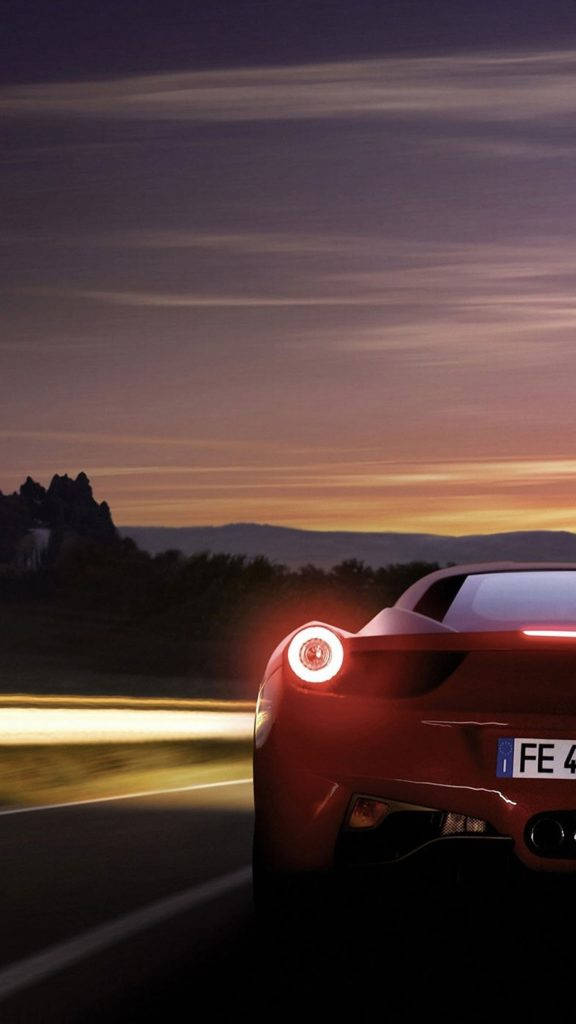 Erstaunlicheshd-rotes Auto Wallpaper