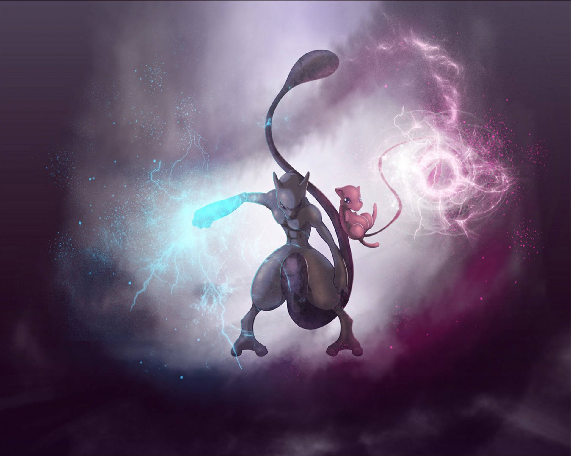 Mewtwo With Glow in the Dark Details Pokemon Fan Art -  Denmark