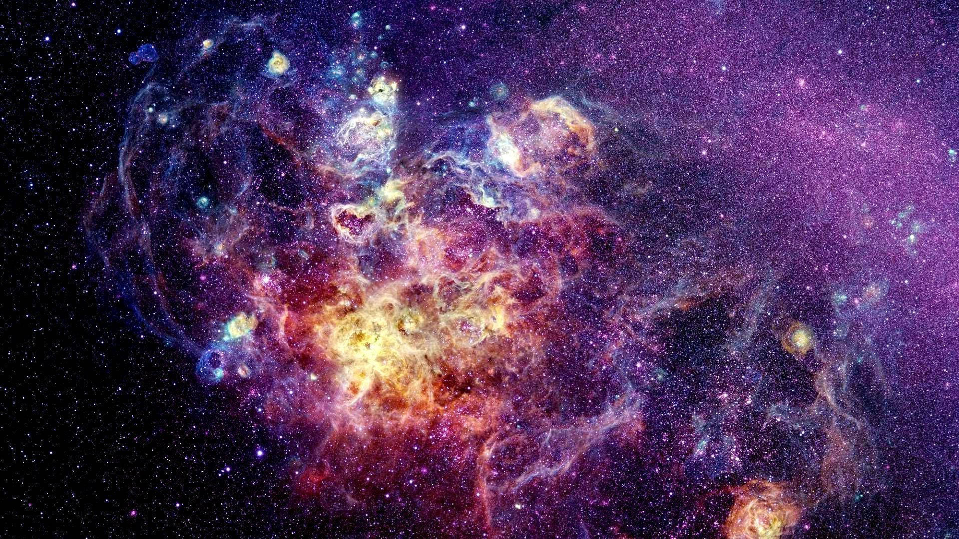 Witness the mesmerising beauty of a nebula Wallpaper