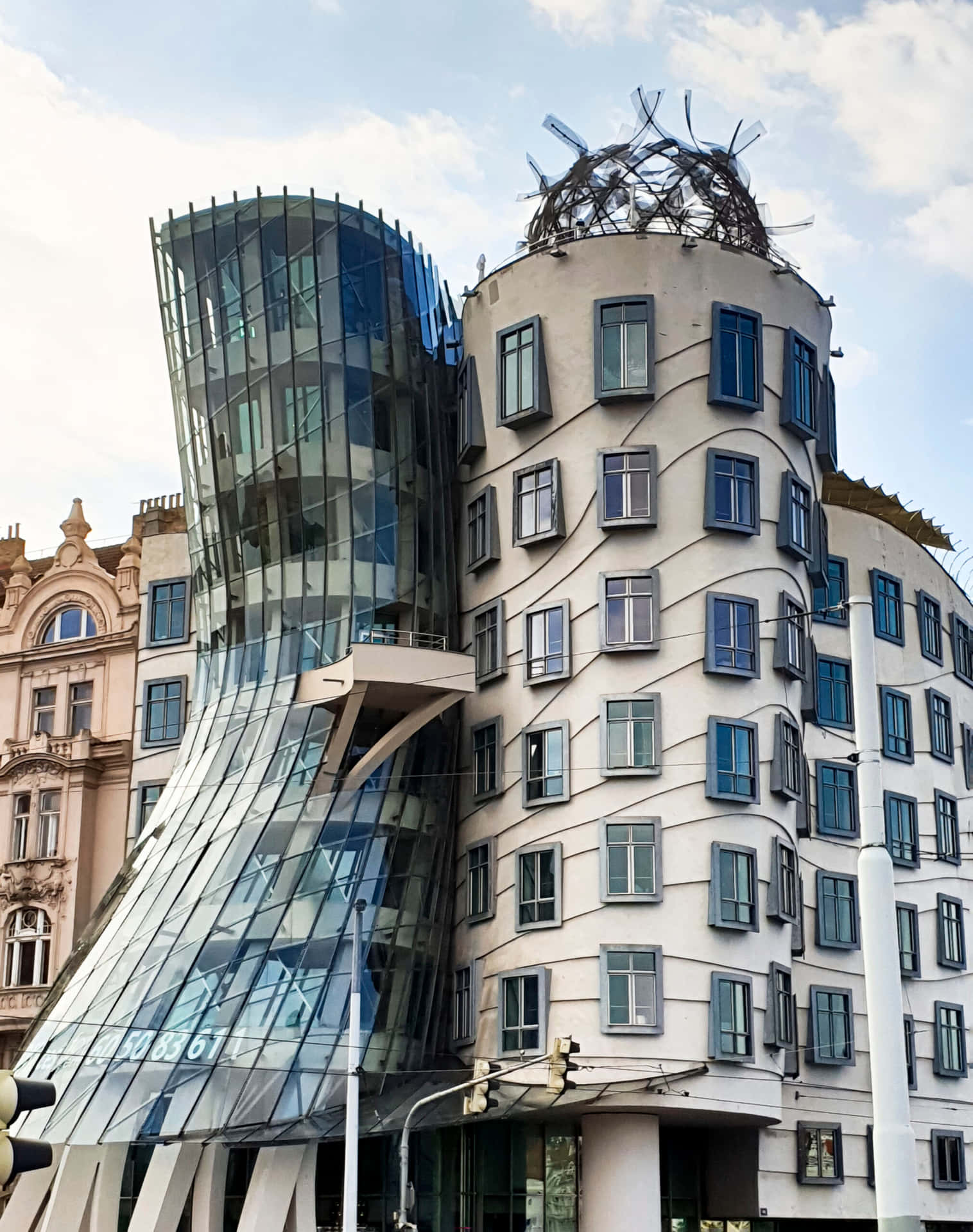 Amazing Photo Of The Dancing House Wallpaper
