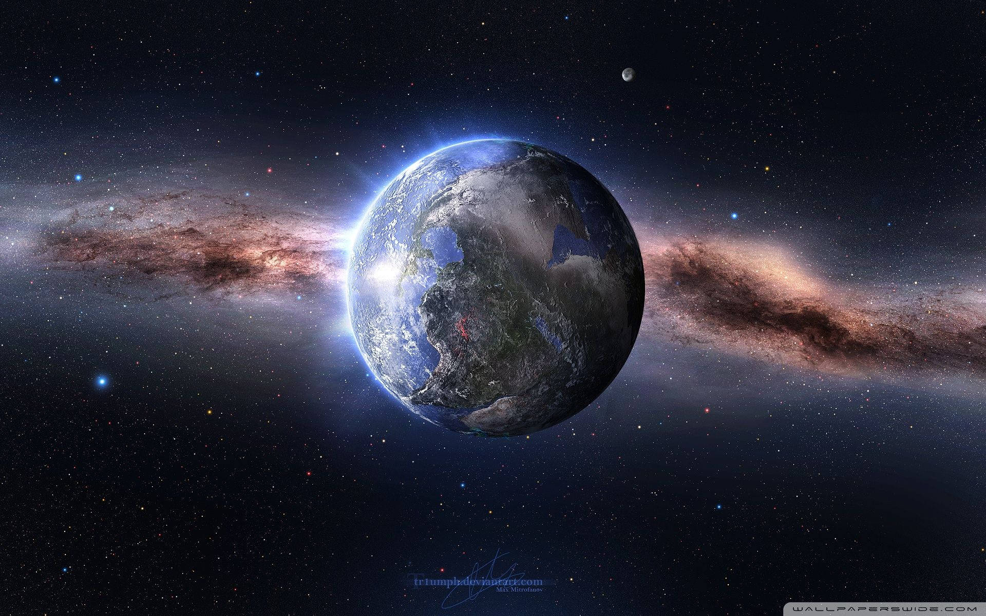 View of Earth From Space Wallpaper