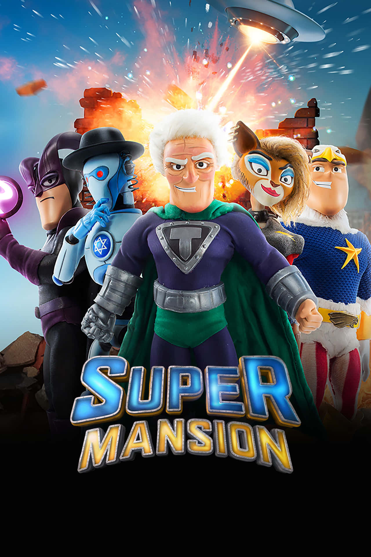 Amazing Poster Of Supermansion Wallpaper