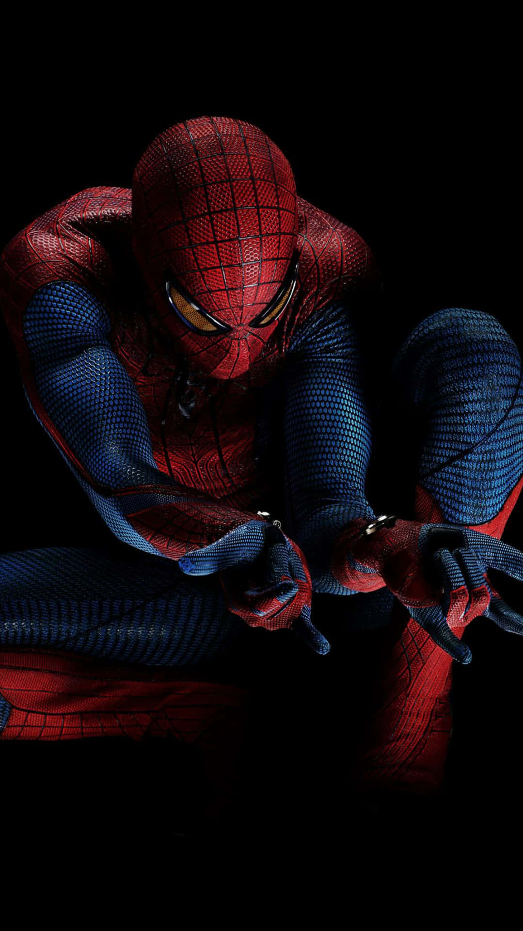 Vivil'emozione Dello Straordinario Spider-man Con L'iphone. Sfondo