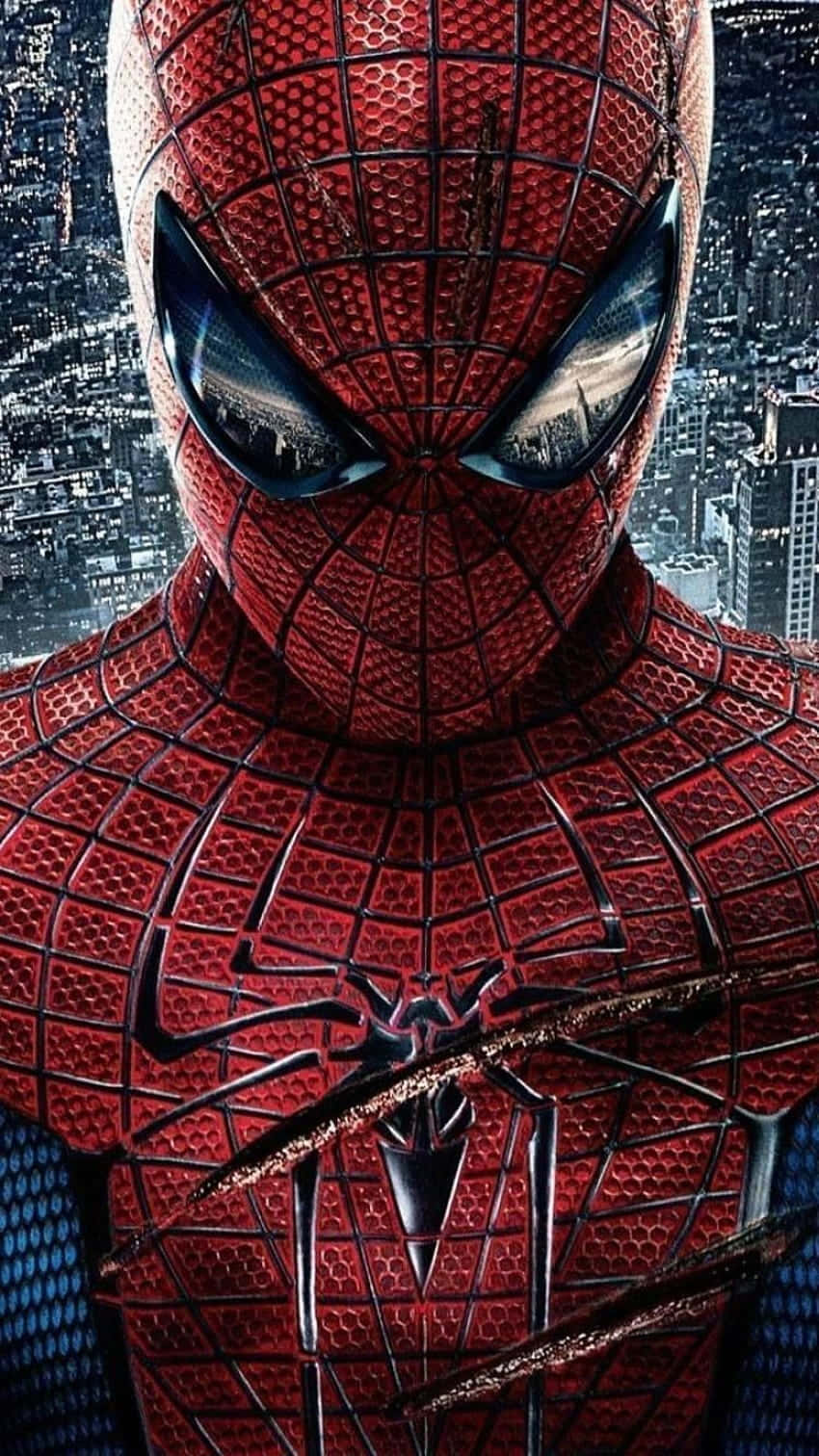 Fådin Amazing Spider Man-logotyp På Din Iphone. Wallpaper