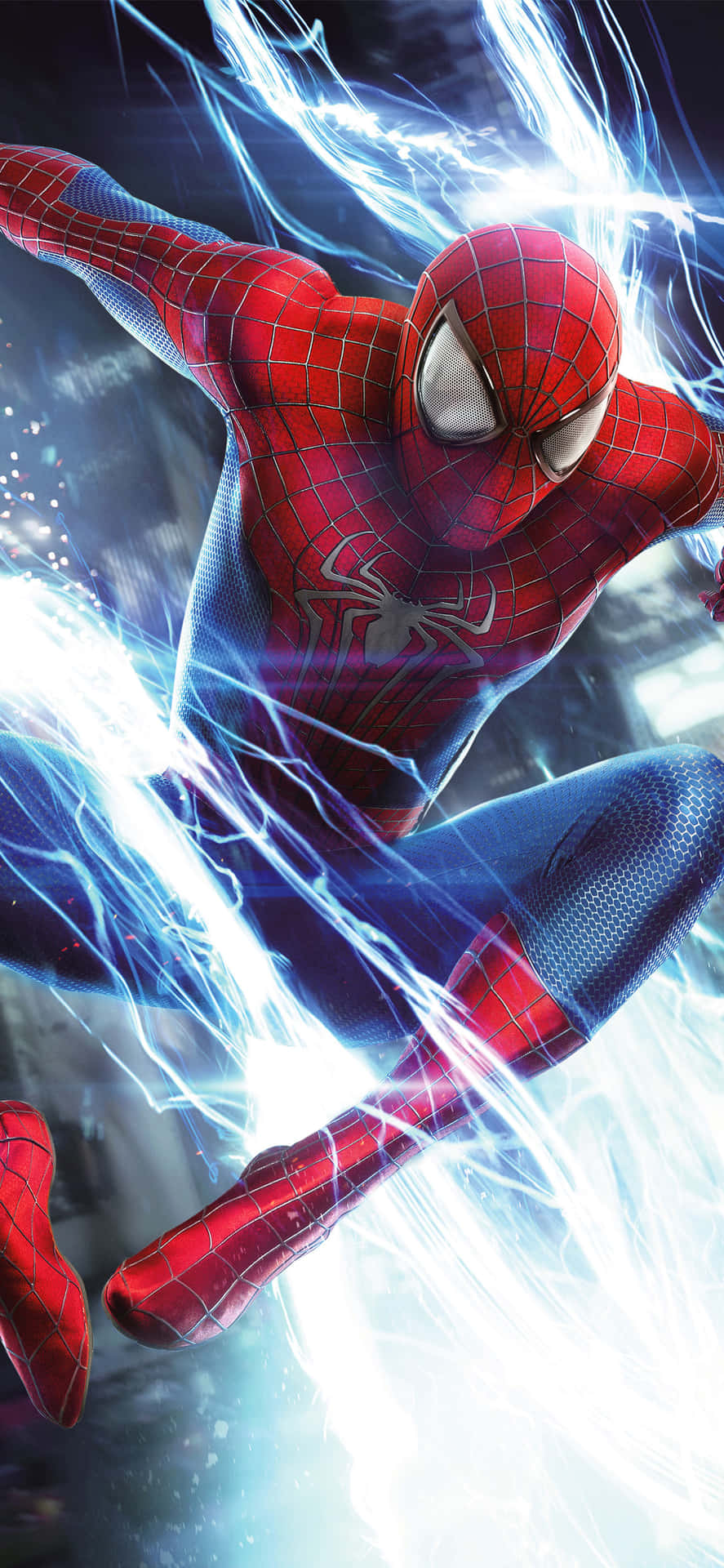Løs magten fra den fantastiske Spider Man på din Iphone! Wallpaper