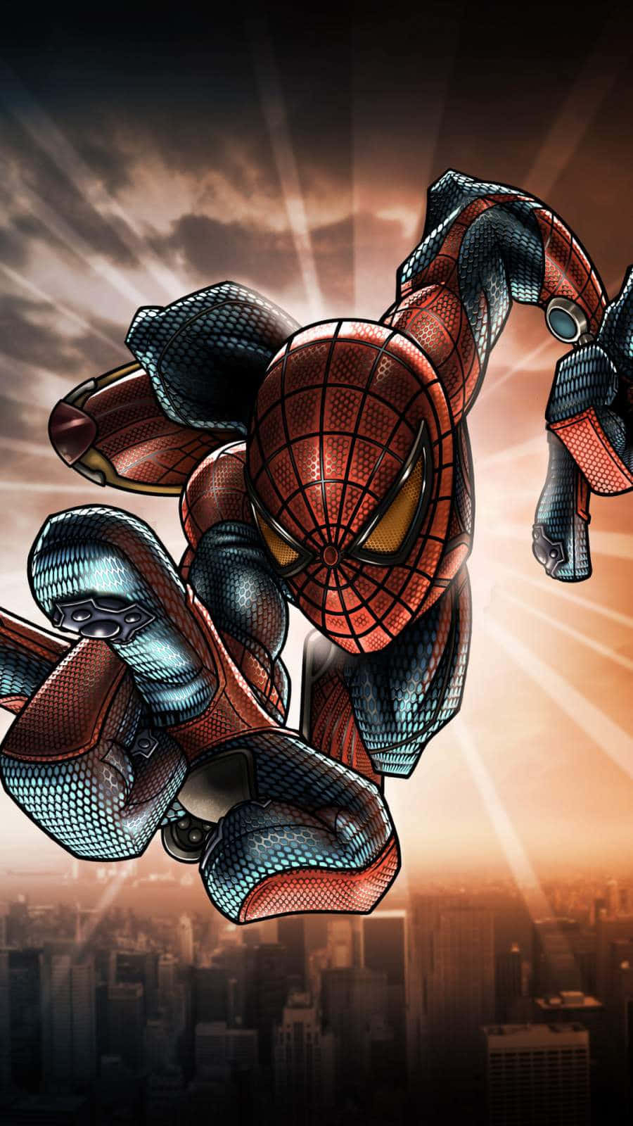 "Be Amazing with your new Spider-Man iPhone!" Wallpaper